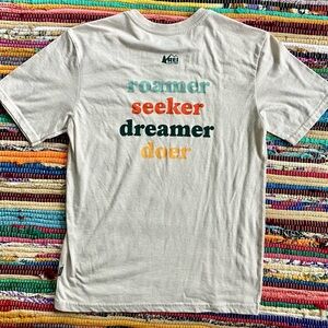 REI Co-op ~ roamer seeker dreamer doer tee